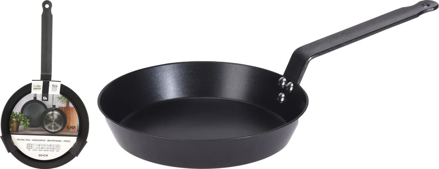 Koopman Bratpfanne Schwarz Aluminium Ø 24 cm - Bild 3