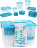 Koopman Vorratsdosen-Set 100-tlg. Türkis Transparent Polypropylen Bild 2