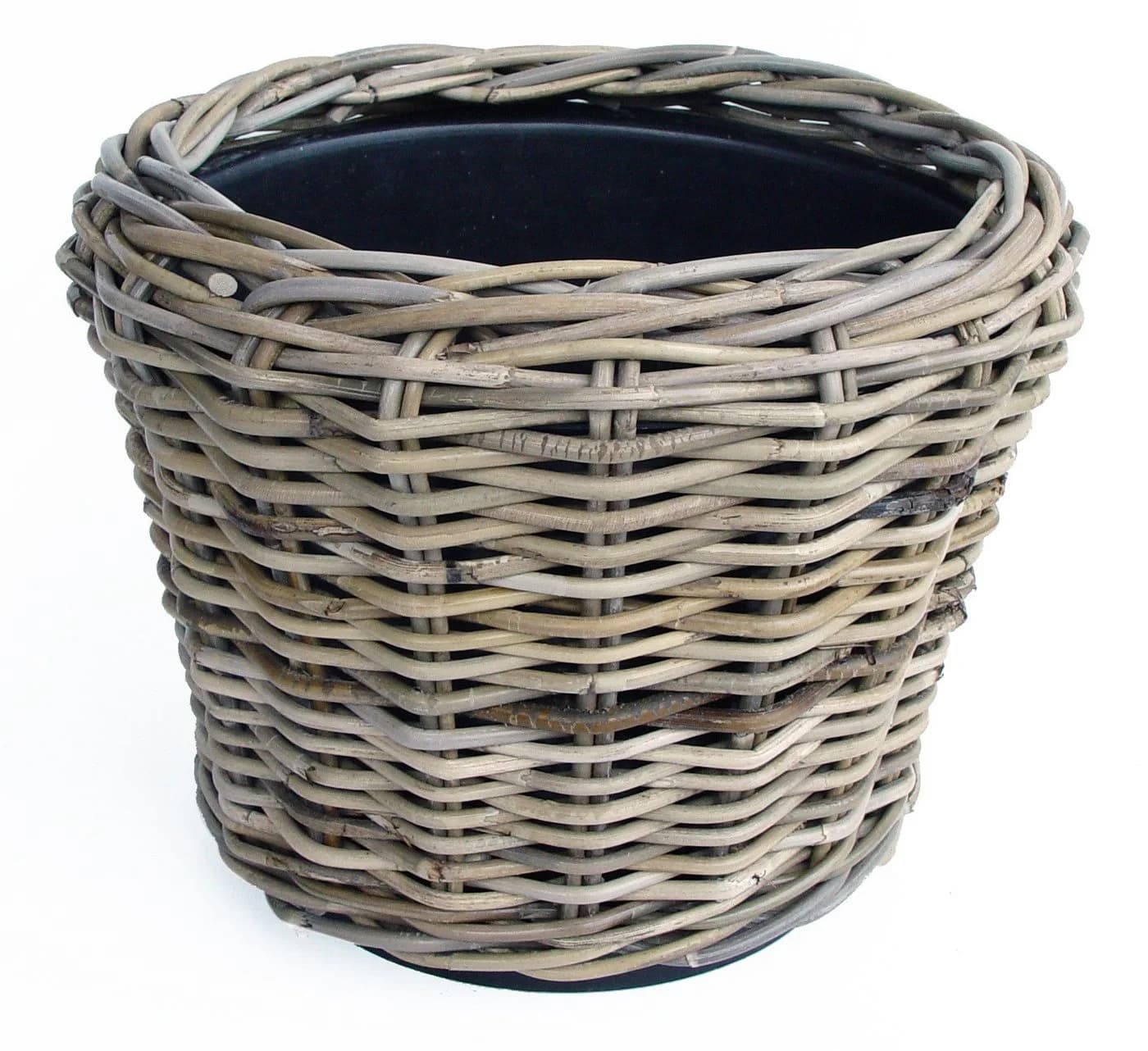 Van der Leeden Pflanzkorb Set 3tlg. Rattan Braun