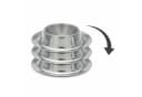 Koopman Eierbecher Edelstahl Rund 4er Set Silber Bild 5