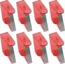 Koopman Tischtuchklammer 8er Set Rot/Silber Bild 1