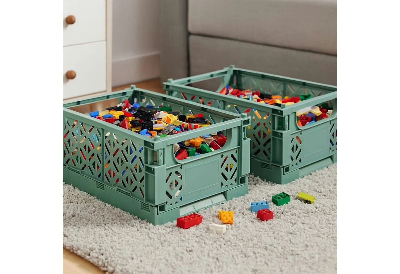 Koopman Klappbox Transportbox Kleinteilebox Faltbar Kunststoff - Bild 5