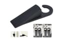 Koopman Türstopper Türkeil Set 4-tlg. Schwarz Kunststoff Bild 4