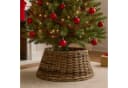 Van der Leeden Weihnachtsbaumrock Rattan Rustikal Braun Bild 2