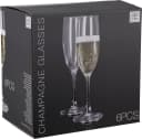 Koopman Sektglas Champagnergläser 6-tlg. Glas Transparent Bild 5