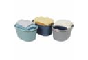 Koopman Wäschekorb 2er Set Grün Kunststoff Rattan-Optik Bild 5