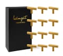 heimzeit Edelstahl Möbelgriff Set 12-tlg. Gold Matt Bild 2