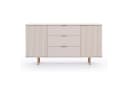 HAUSELEMENT Kommode NUBIA NB-02 3 Schubladen 2 Türen 150 cm Push-to-Open Modern Bild 1