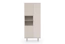 HAUSELEMENT Mehrzweckschrank NUBIA NB-05 3 Türen Vitrine Regal Schrank Modern Bild 1