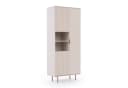 HAUSELEMENT Mehrzweckschrank NUBIA NB-05 3 Türen Vitrine Regal Schrank Modern Bild 2