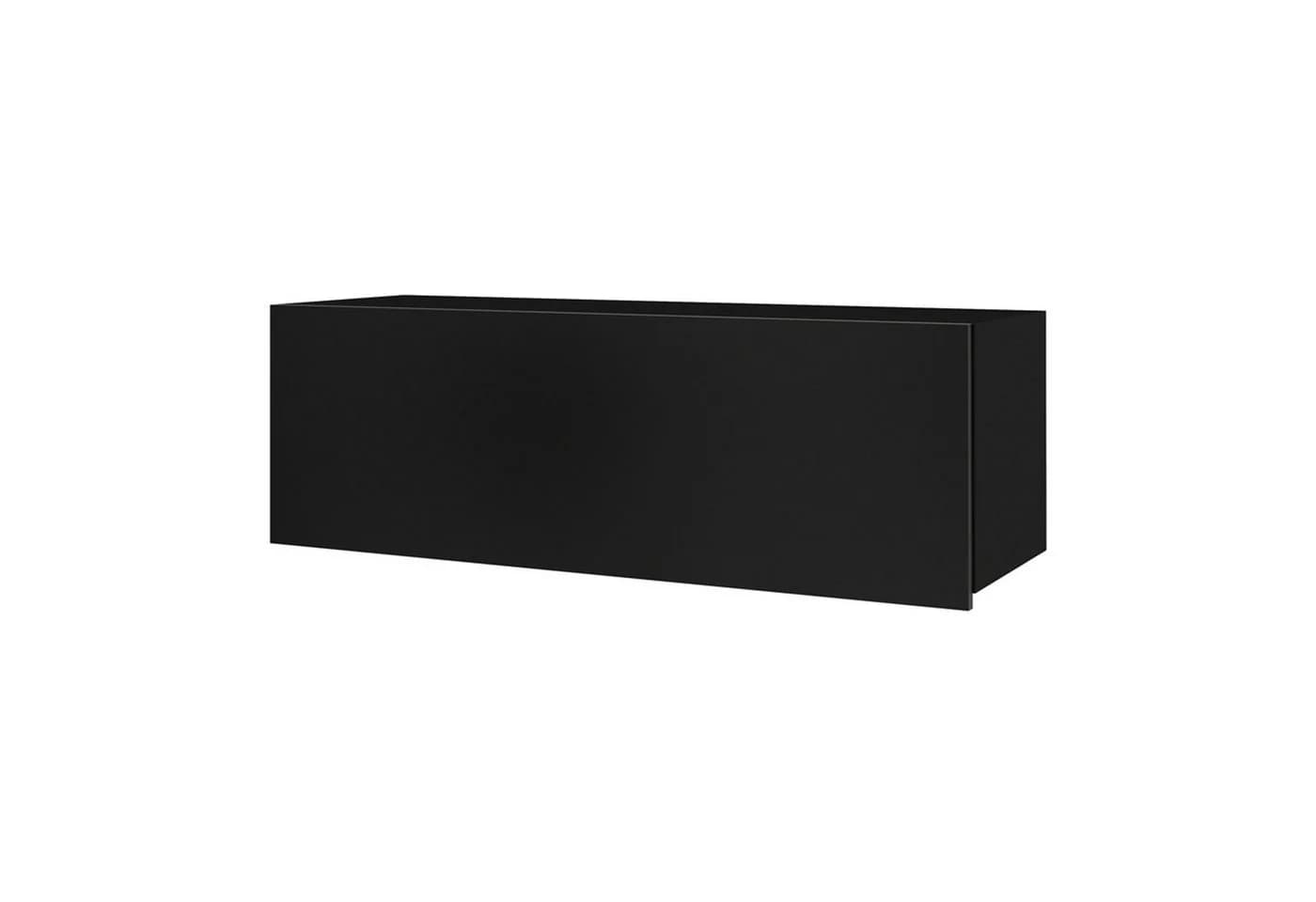 HAUSELEMENT Hängeschrank CALABRINI C-10 Schwarz Hochglanz Modern - Bild 2