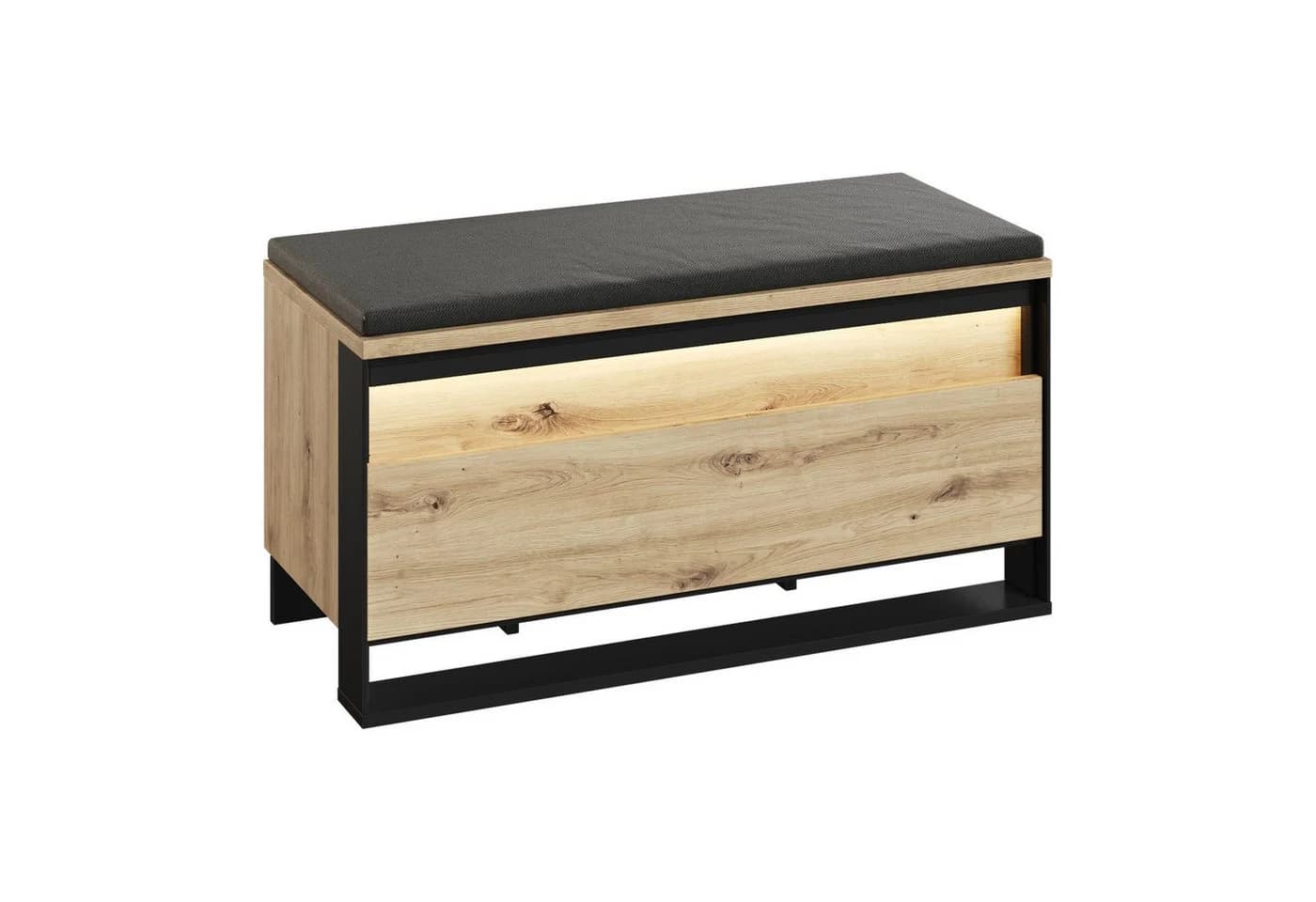 HAUSELEMENT Sitzbank QUANT QG-03 mit LED-Beleuchtung und Stauraum - Bild 2