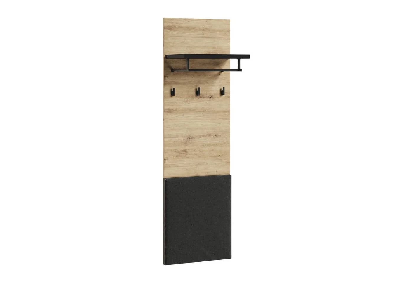 HAUSELEMENT Garderobenpaneel QUANT QG-07 Wandgarderobe mit Ablage & Haken - Bild 2