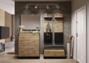 HAUSELEMENT Garderobenpaneel QUANT QG-07 Wandgarderobe mit Ablage & Haken Bild 4