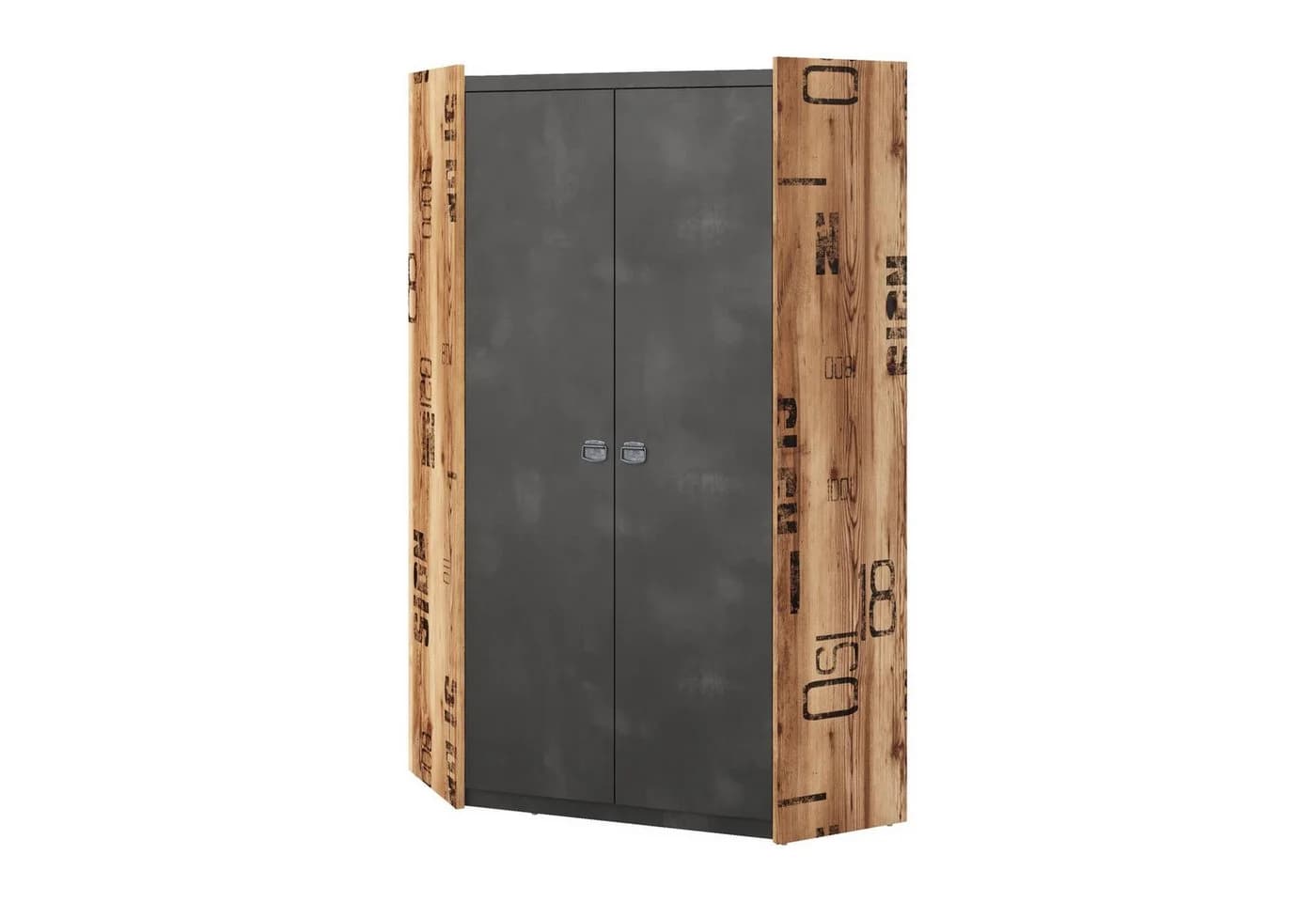 HAUSELEMENT Eckkleiderschrank FARGO FG-17 2 Türen - Bild 2