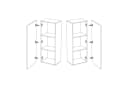 HAUSELEMENT Hängeschrank CALABRINI C-15 Modern Weiß Bild 2