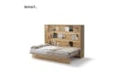 HAUSELEMENT Schrankbett LENART BC-04 Wandklappbett Weiß Hochglanz Bild 5
