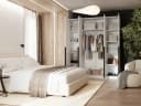 HAUSELEMENT Kleiderschrank FINN Weiß 4 Türen SoftClose Modern Bild 5