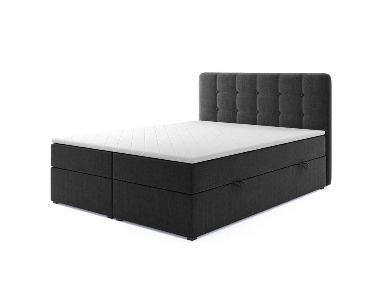 M-Punkt24 Boxspringbett Athen mit Bettkasten und Topper - Bild 2