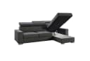 M-Punkt24 Ecksofa Bari Webstoff Grau mit Bettfunktion Bild 4