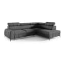 M-Punkt Ecksofa Lagos Grau Anthrazit mit Bettfunktion & Bettkasten Bild 3