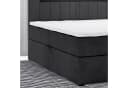 M-Punkt Boxspringbett KUBA Schwarz mit Bettkasten und Topper Bild 5