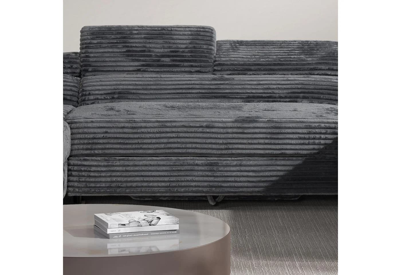 M-Punkt24 Wohnlandschaft MIAMI TILIA U-Form Bettkasten Kopfteilverstellung - Bild 4