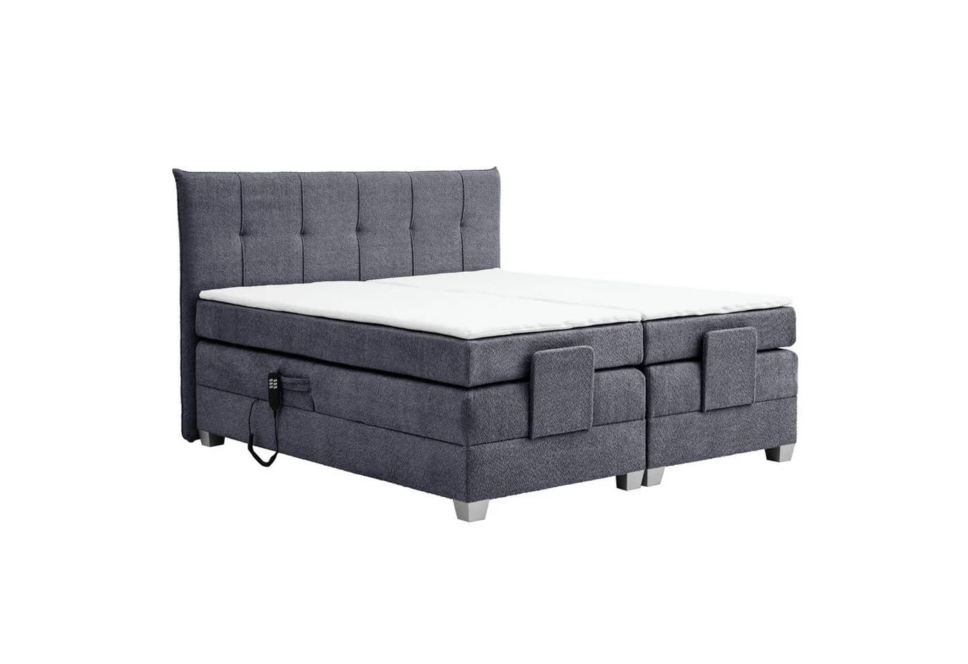 M-Punkt24 Boxspringbett ADRIA elektrisch verstellbar Anthrazit - Bild 5