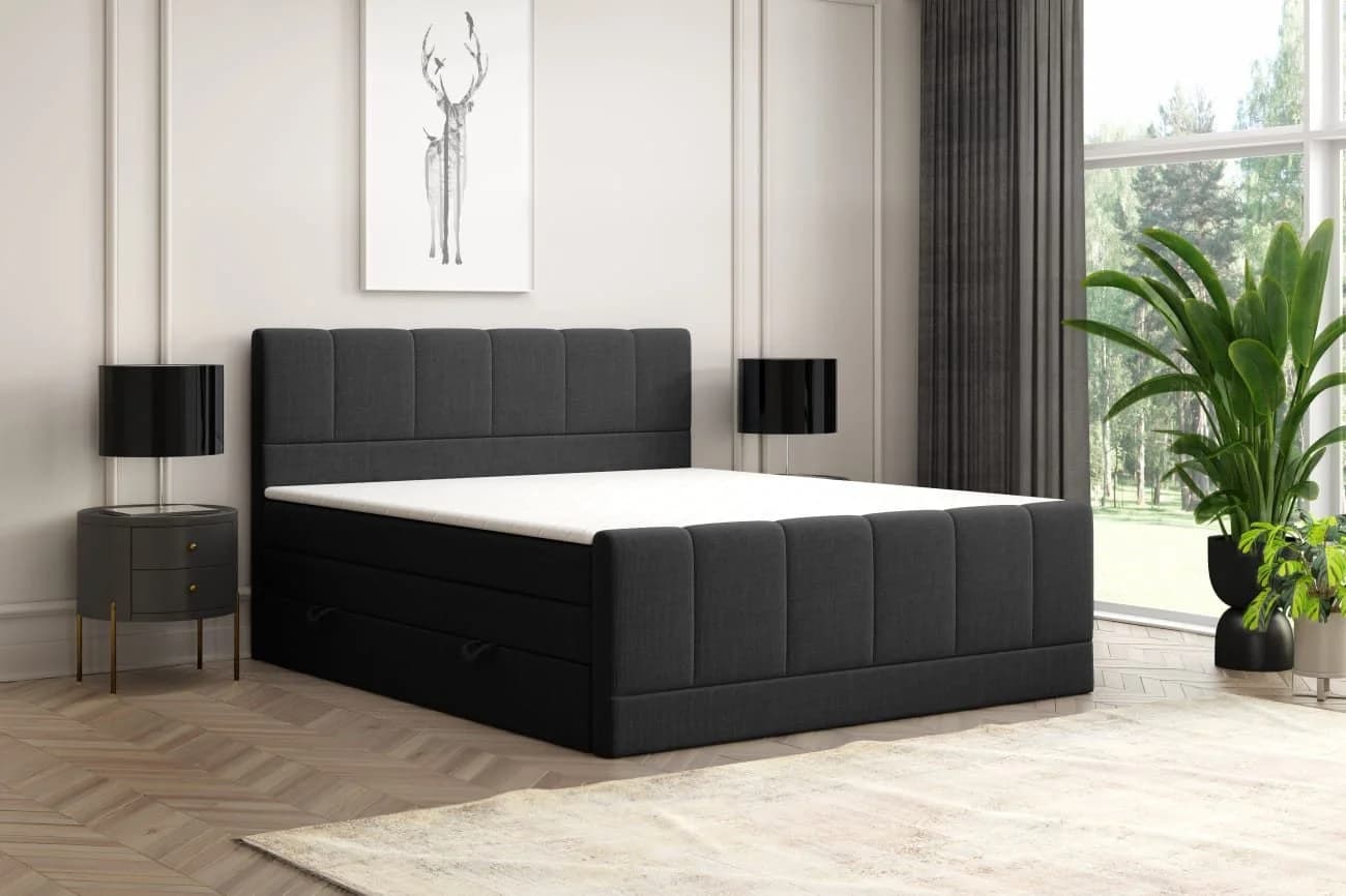 M-Punkt24 Boxspringbett Ibiza 180x200cm mit 7-Zonen-Taschenfederkernmatratze - Bild 3