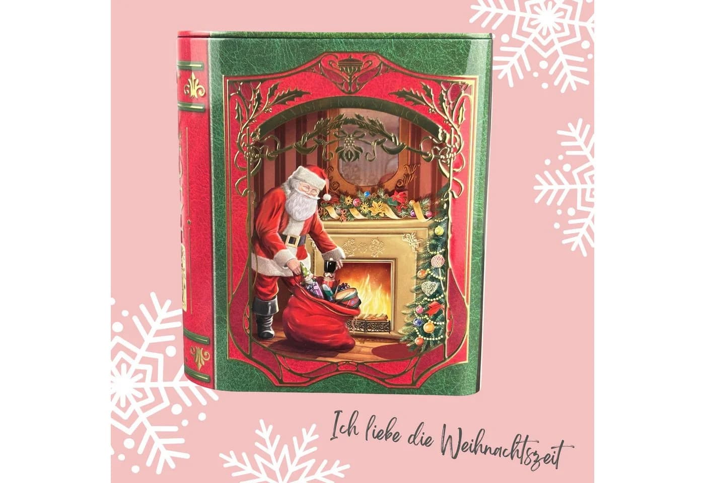 MediMuc Keksdose St. Nick Nostalgisch Grün/Rot