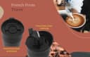 MediMuc Thermo French Press Kanne Edelstahl Schwarz Bild 3
