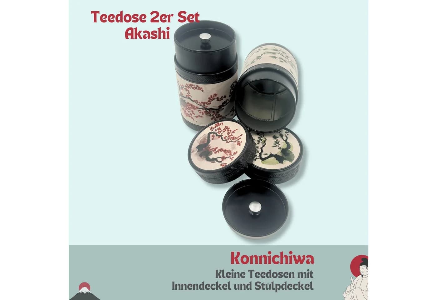 MediMuc Teedose Akashi 2er Set - Orientalisches Design - Bild 3