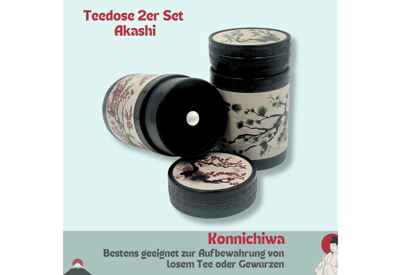 MediMuc Teedose Akashi 2er Set - Orientalisches Design - Bild 4