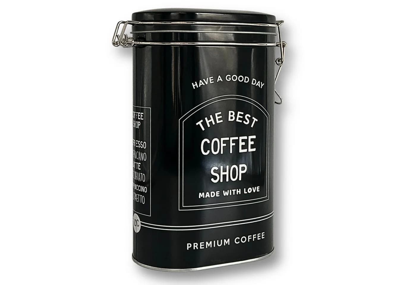 MediMuc Kaffeedose Vorratsdose Schwarz Oval 1,8L - Bild 2