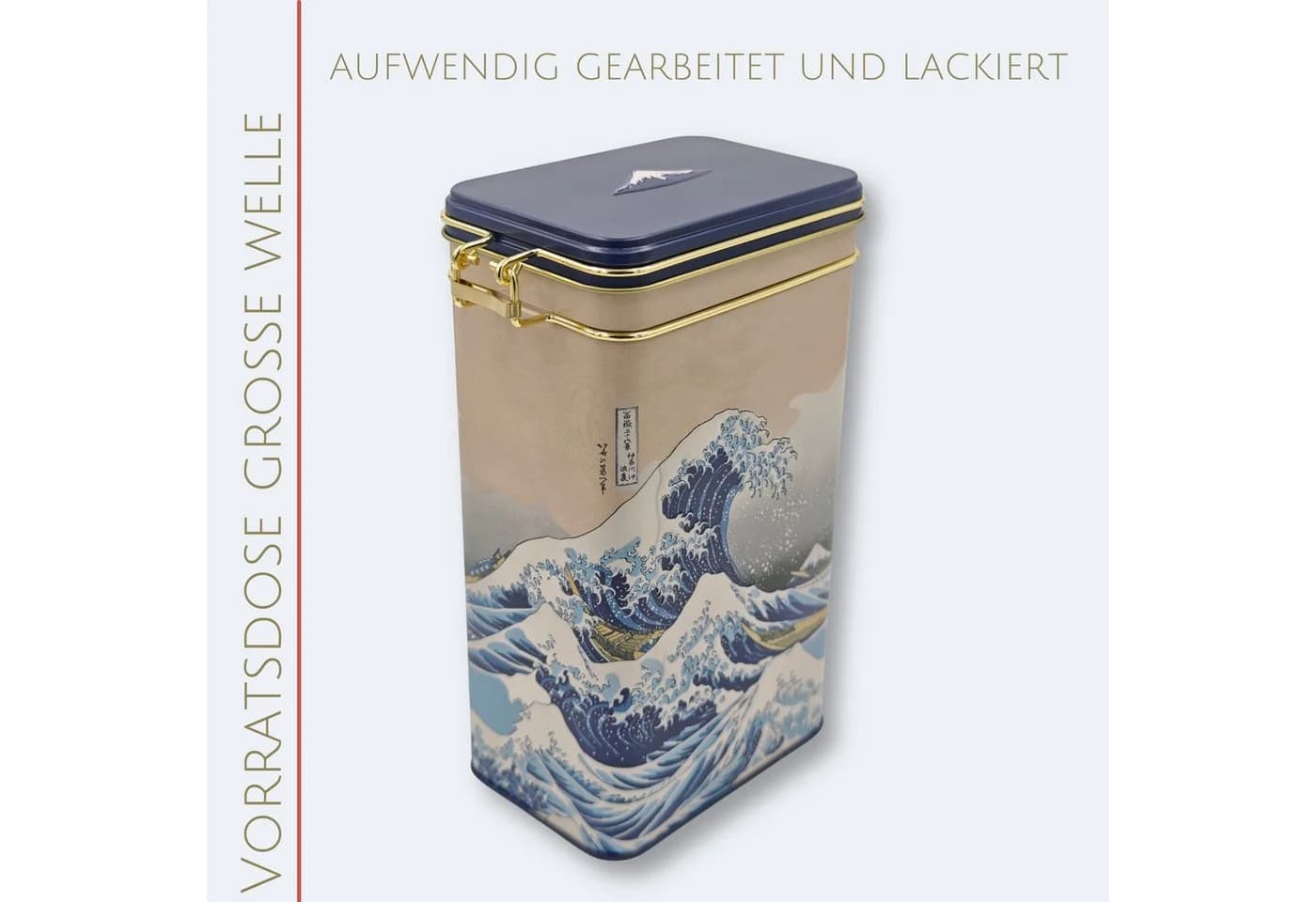 MediMuc Kaffeedose "Die Große Welle" mit Bügelverschluss & Dichtung