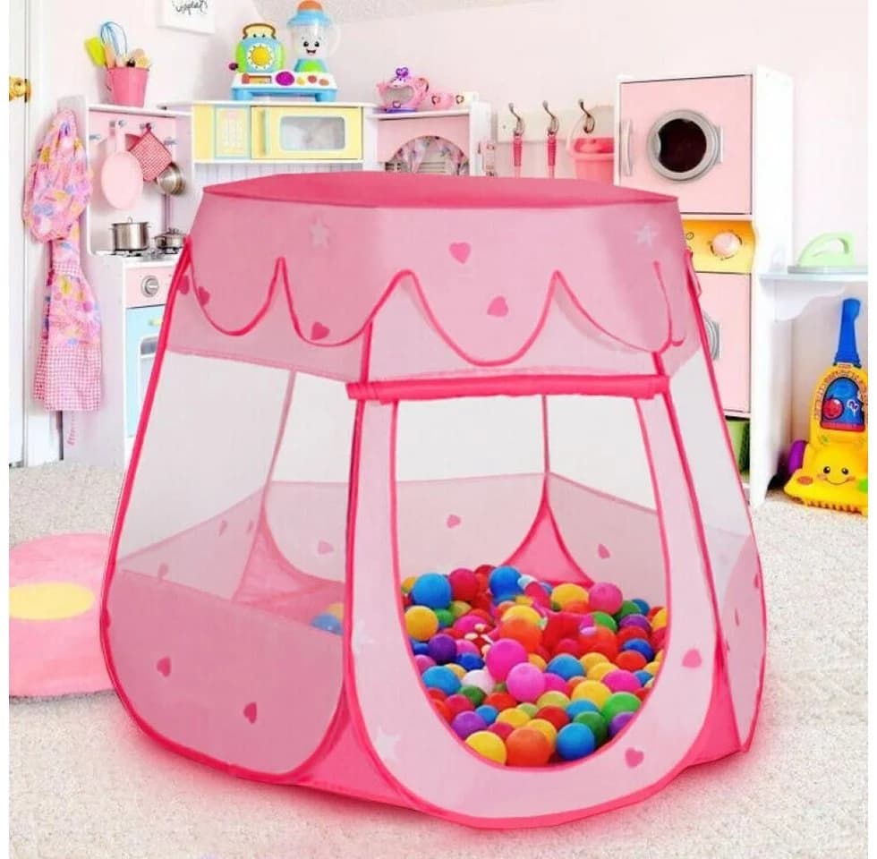 KEINerlei® Spielzelt Set Rosa mit 100 Bällen