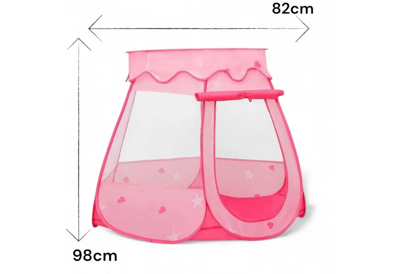 KEINerlei® Spielzelt Set Rosa mit 100 Bällen - Bild 4