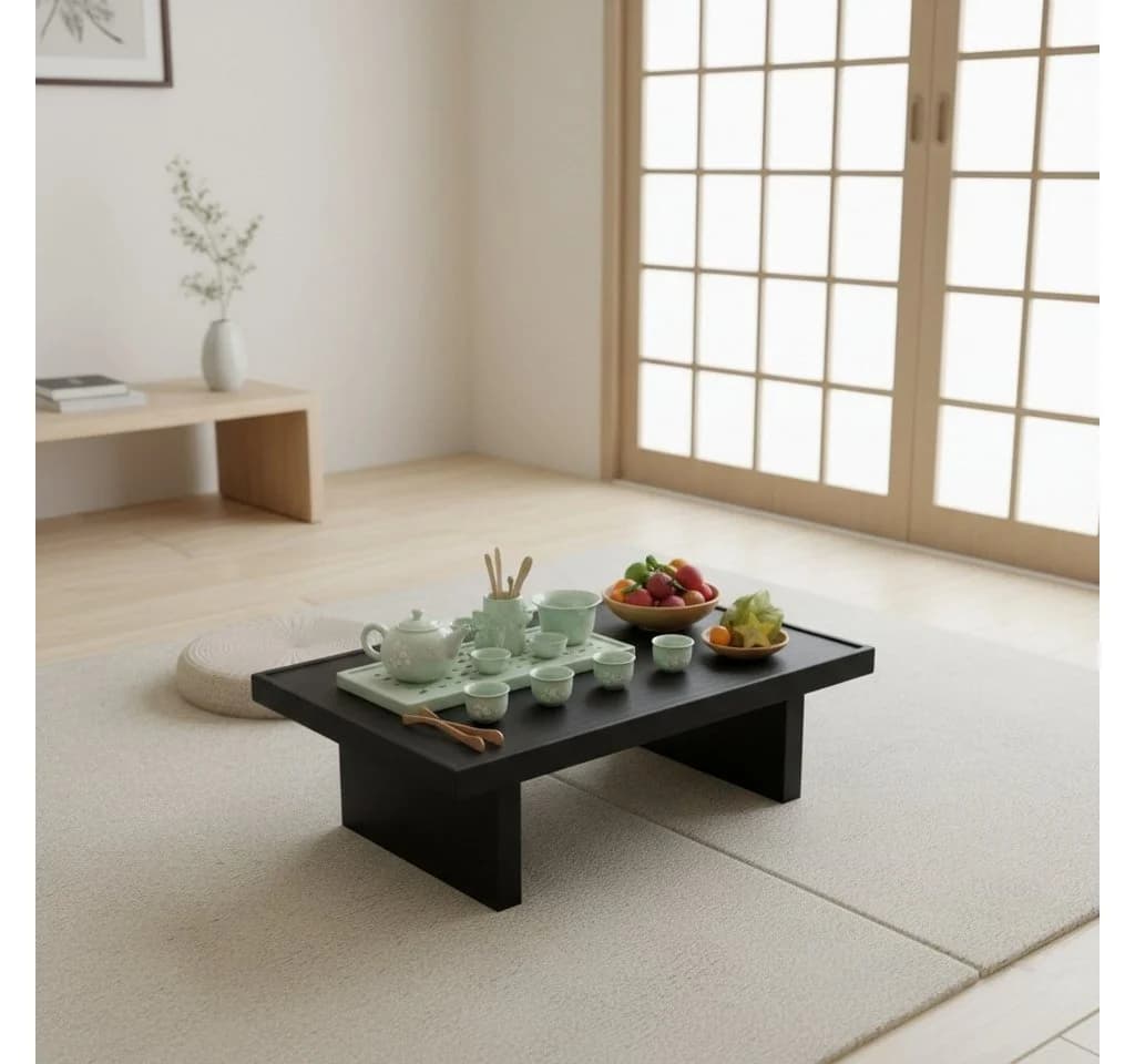 KEINerlei® Couchtisch Massive Eiche Schwarz - Bild 5