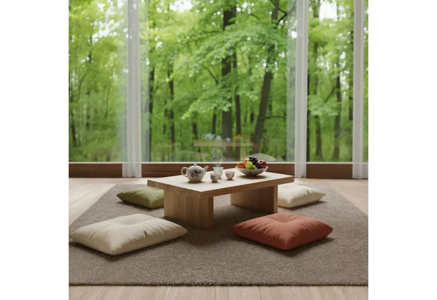 DaoWood Couchtisch aus Massivholz Eiche Transparent geölt - Bild 3