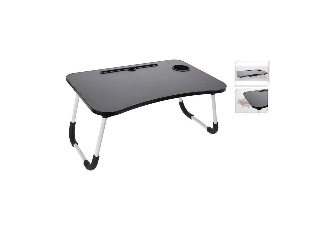 Mojawo Laptop Tablett Betttisch Frühstückstablett Serviertablett Laptoptisch Tablettisch Holz - Bild 3
