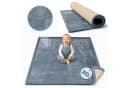 BabyBeFun Spielmatte Extra Weich 3cm Memory-Schaum Grau Bild 2