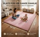 BabyBeFun Spielmatte Rosa 3cm Memory-Schaum Krabbelmatte Bild 5