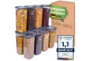 Viwares Vorratsdosen-Set 12er Anthrazit SERIE FOLY 1.75L Kunststoff Bild 2