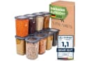 Viwares Vorratsdosen-Set 12er Anthrazit SERIE FOLY1.2L Kunststoff Bild 2