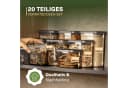 Viwares Vorratsdosen-Set 20-tlg. Rechteckig Transparent Polypropylen Bild 1
