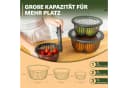 Viwares Schüssel-Set 3er mit Deckel 1-3 L Anthrazit Kunststoff Bild 1