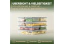 Viwares Vorratsdose Set 9-tlg. Grau Frostfest bis -25°C Bild 4