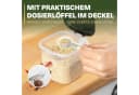 Viwares Gewürzregal 6-tlg. Schwarz mit Wandhalterung Bild 5