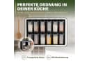Viwares Gewürzbehälter Set 9-tlg. Schwarz Bild 3
