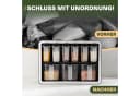 Viwares Gewürzbehälter Set 9-tlg. Schwarz Bild 4
